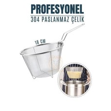 304 Paslanmaz Çelik Mink Tasarım Kızartma Süzgeci