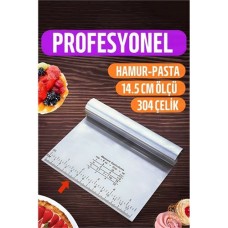 Paslanmaz Hamur Kesici Spatula 304 | Profesyonel Mutfak Seti