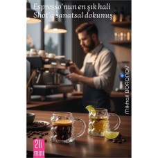 Borosilikat Cam Mini Espresso & Shot Bardak Seti – 2'li