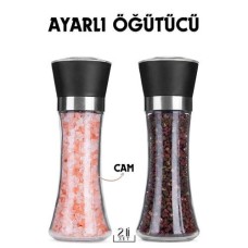 Dees Dickerhoof Tasarımı 2'li Baharat Tuz Öğütücü Seti