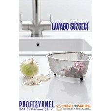✨ 304 Paslanmaz Çelik Lavabo Süzgeci - Mutfak Bataryası Içi Çöp Toplayıcı