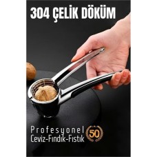 Premium 304 Paslanmaz Çelik Fındık ve Ceviz Kırıcı - Kolay Kullanımlı, Dayanıklı