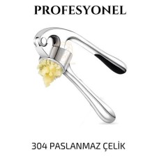 Stella Pro Sarımsak Ezici | 304 Paslanmaz Çelik | Ergonomik ve Şık Tasarım