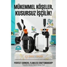 4 Metre Bantlı Açılı Köşe Kelepçesi - Çerçeve Sabitleyici Mobilya Tutucu
