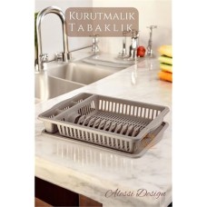 Pratik Bulaşık Durulama Sepeti | Tabaklık & Kurutmalık | Modern Mutfak Düzenleyici