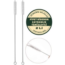 Süper Temizlik Seti: 2'li Pipet Fırça ve Çaydanlık Temizleyici