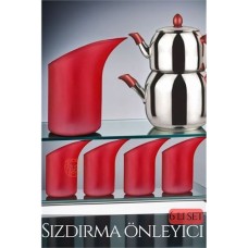Çay Severler İçin Pratik Çözüm: 6'lı Sızdırmaz Çaydanlık Koruyucu Kapak Seti
