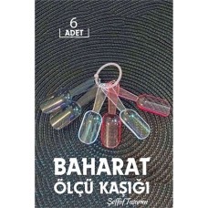 Camino Design 6'lı Şeffaf Baharat Kaşığı Seti