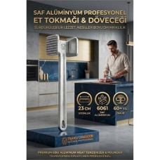 Cift Tarafli Saf Aluminyum Et Dovme Tokmagi - Profesyonel Et Muhurleme