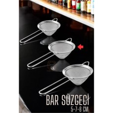 Premium Paslanmaz Çelik Kokteyl Süzgeci | 3'lü Set (5/7/8 cm) - Bar Strainer
