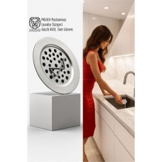 Akıllı Süzme Teknolojili Paslanmaz Lavabo Süzgeci (5.5 cm)