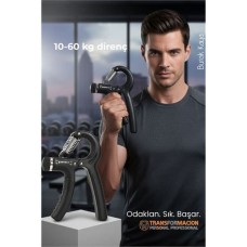 Ayarlanabilir Paslanmaz Çelik El Yayı - 10-60 Kg Güç