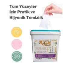 Clean Team Beyaz Sabun Kokulu 250'li Pratik Islak Havlu