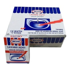 Güçlü Lavabo Tıkanıklığı Açıcı 12'li Set