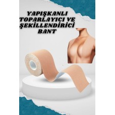Esnek Ten Renkli Göğüs Bandı Şekillendirici