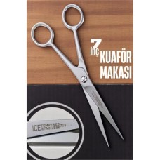 ✂️ Profesyonel 702 Temperli Berber Makası | 17 cm Saç Kesim & Tıraş Makası