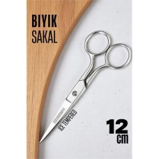 Profesyonel Bıyık Sakal Düzeltici 12 Cm Makas